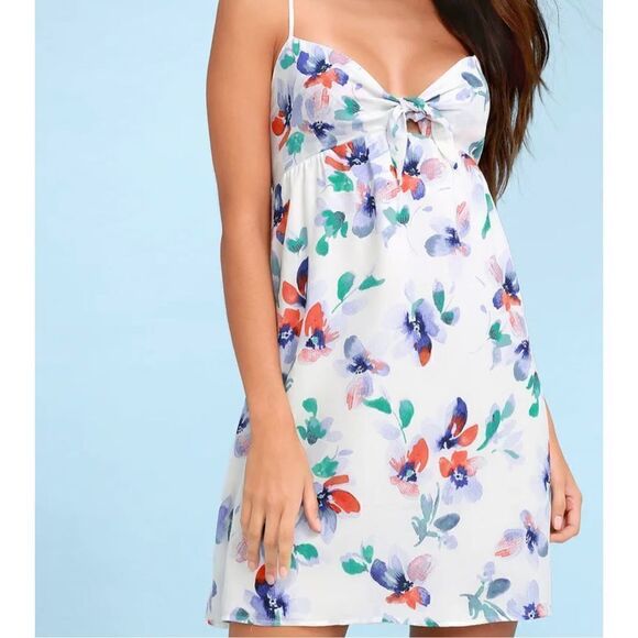 JACK by BB Dakota Floral Summer Dress Women’s Size Medium - Picture 3 of 8